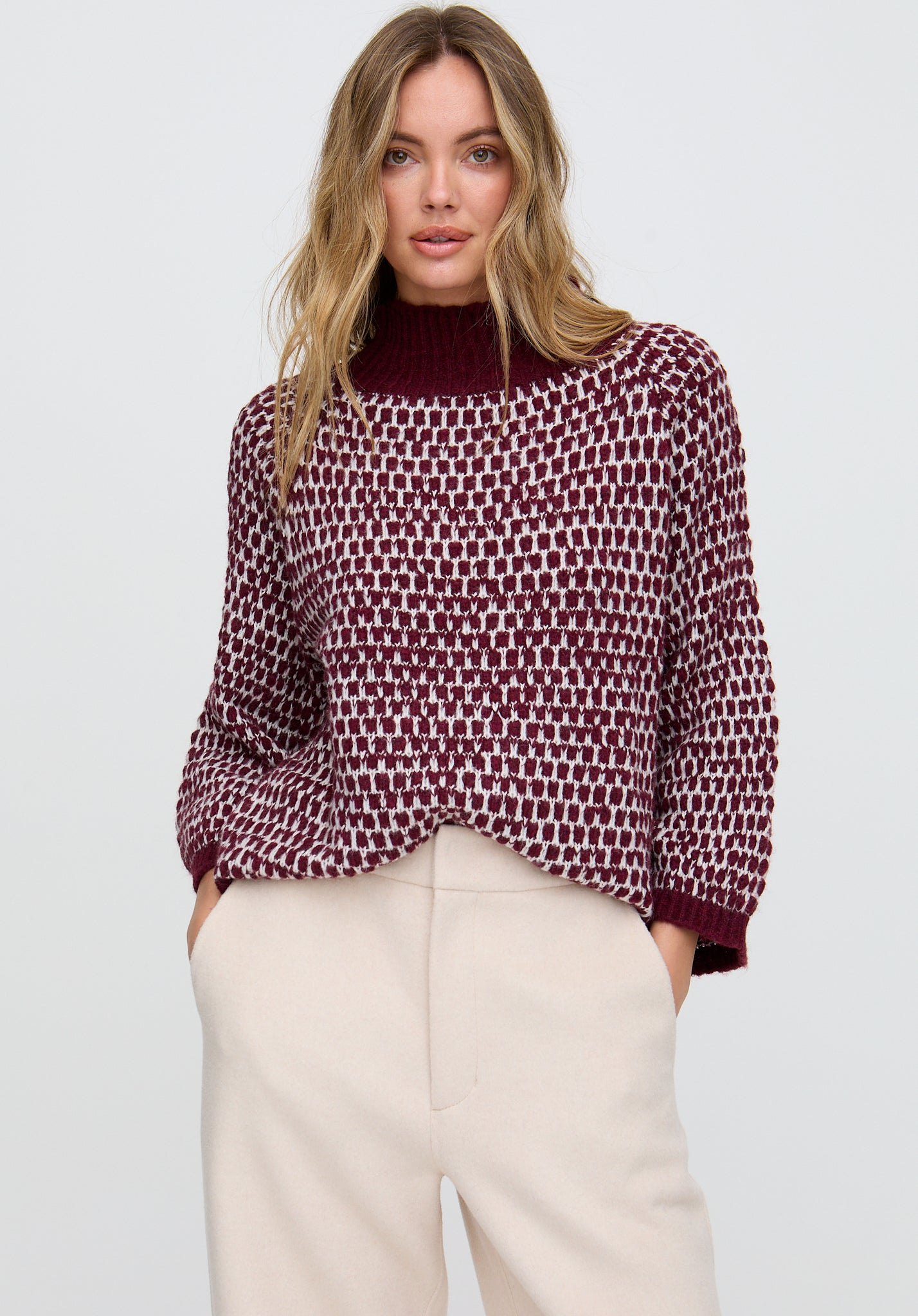 Nala Oversized Textured Jumper