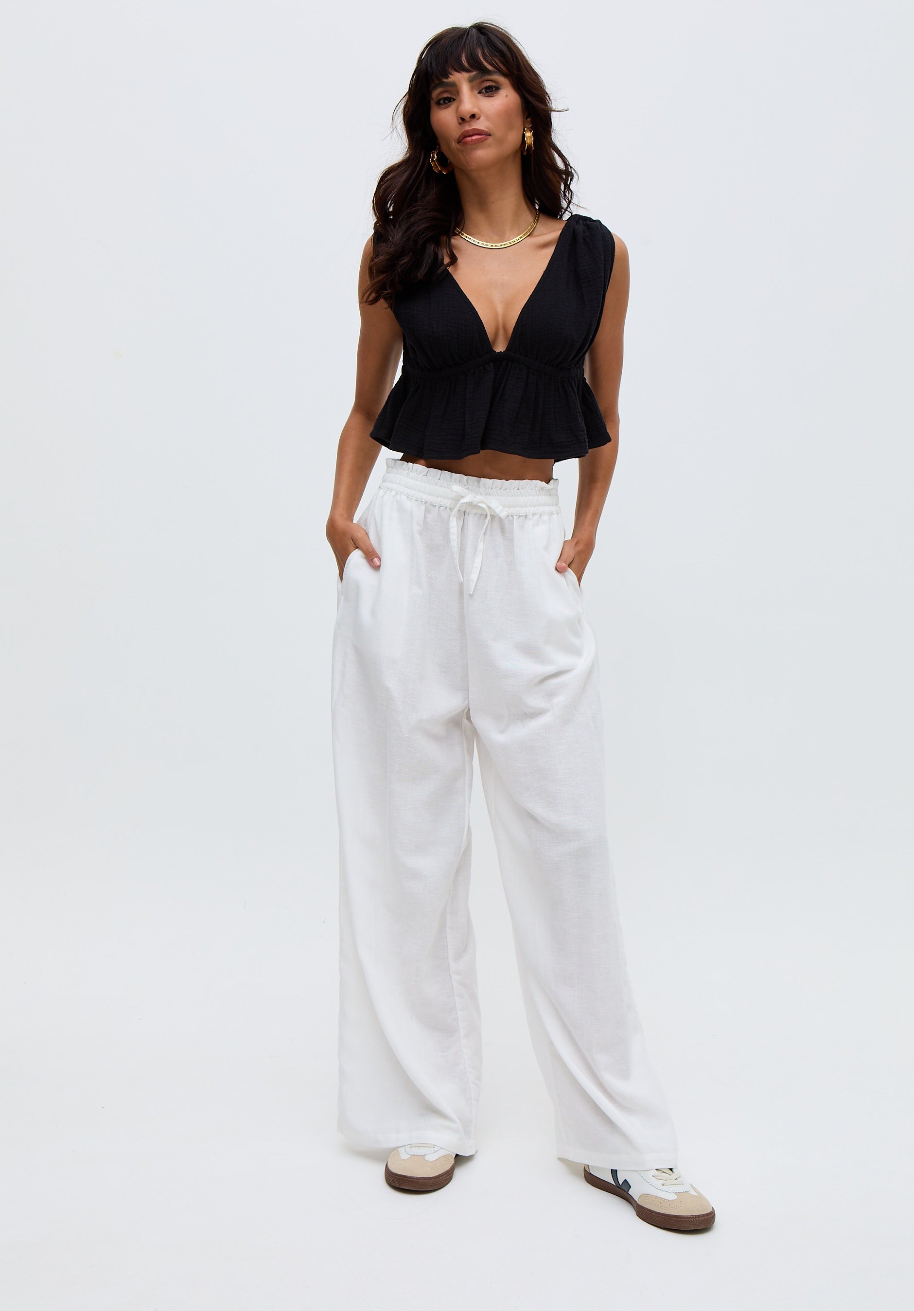 Paulina Wide Leg Trouser